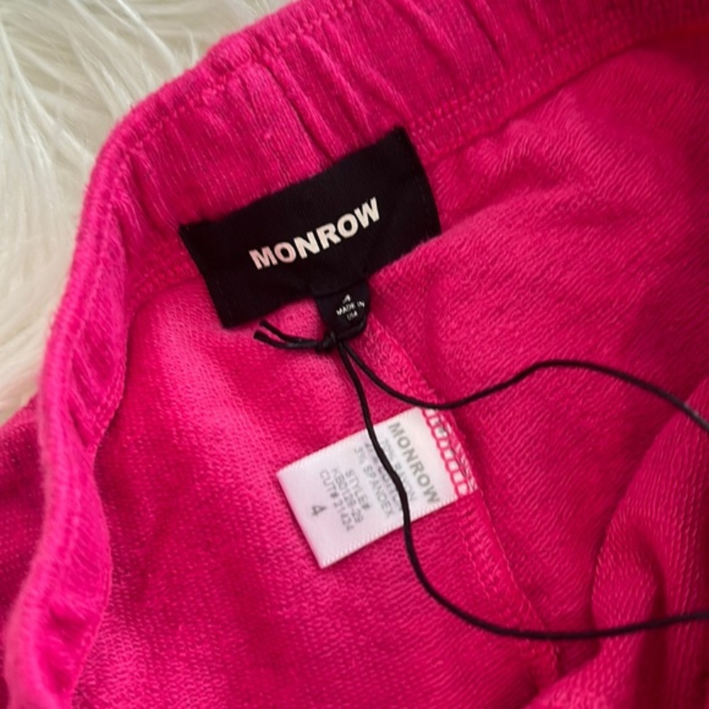 NWT, Monrow, girls,‎ sweatpants with elastic waist and ankles - Picture 6 of 8
